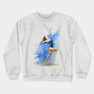 Ballerina Dancing Girl Crewneck Sweatshirt